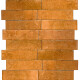 Ceramica Tipo Brick Brillo 7.5X25Cm Pared GAMAS DE NARANJA