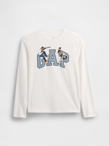 FRCH AUG LS VALUE GRAPHICS NEW OFF WHITE
