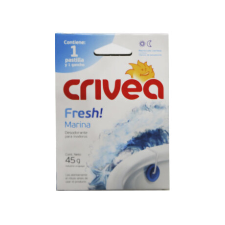 Pastillas Desodorante para Inodoro CRIVEA Fresh 45grs Marina