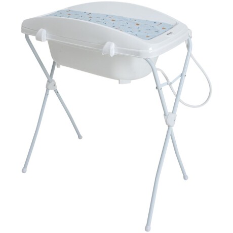 Catre de Baño Plegable con Cambiador ANGRA Bebesit AZUL AZUL
