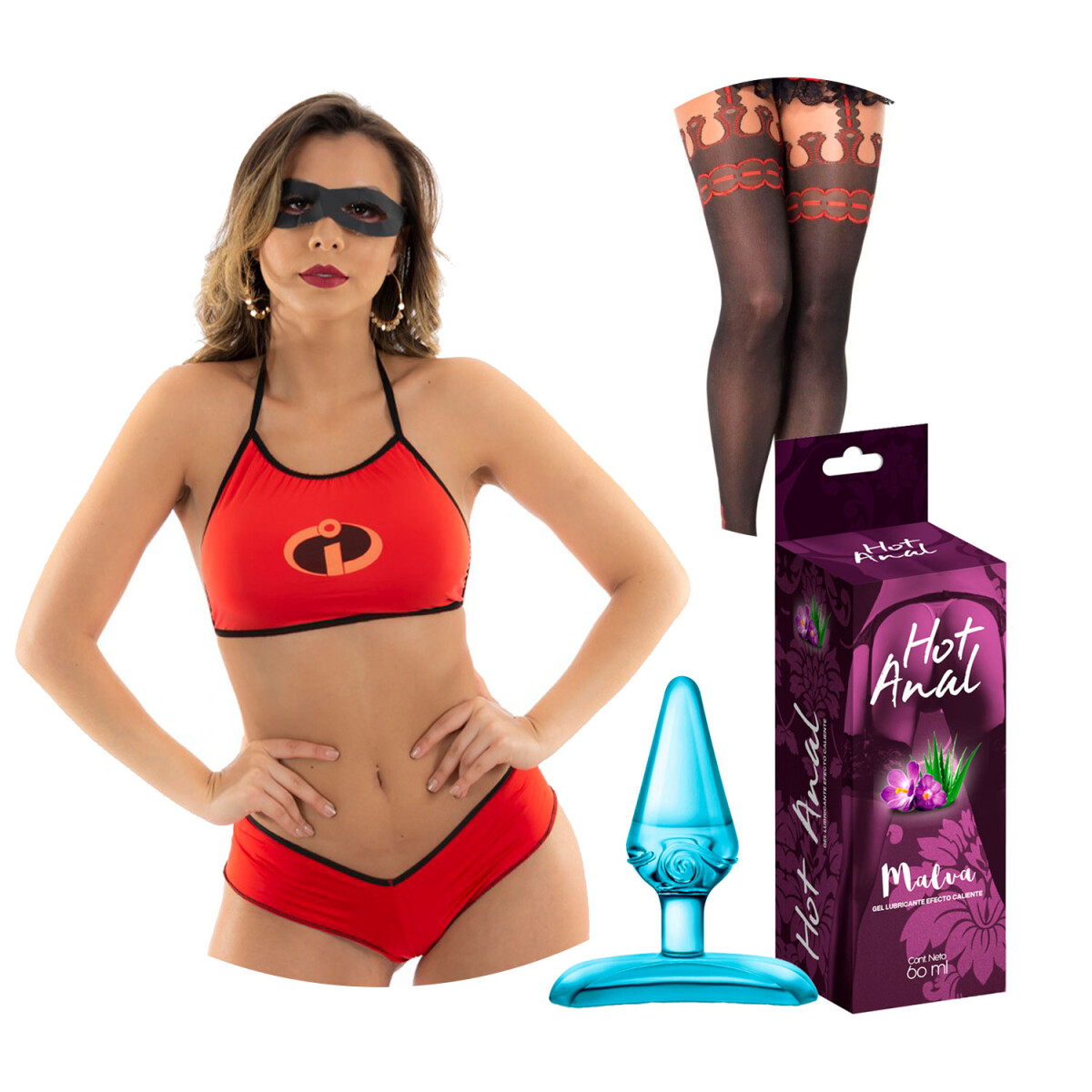 Kit Fantasía Mujer Increíble Aventura de placer sin límites 