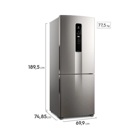 HELADERA ELECTROLUX FREEZER ABAJO 527 Lts. INOX. INVERTER HELADERA ELECTROLUX FREEZER ABAJO 527 Lts. INOX. INVERTER