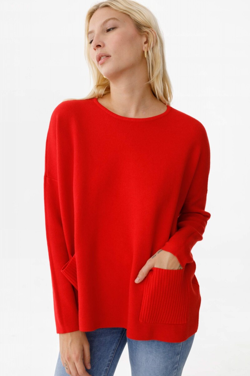 Sweater Manola - Rojo 