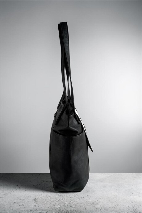 Cartera NIKKI Negra Combinada Con Arte Cartera NIKKI Negra Combinada Con Arte