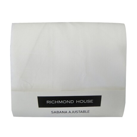 Sábana Ajustable Queen Size Richmond House Lisa 140 Hilos 100% Microfibra - BLANCO Sábana Ajustable Queen Size Richmond House Lisa 140 Hilos 100% Microfibra - BLANCO
