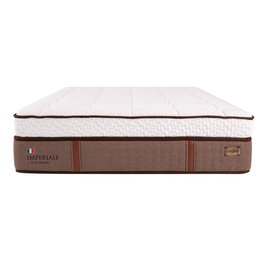 COLCHÓN 1 1/2 PLAZA RESORTESPOCKET1 NATURAL-BEIGE IMPERIALE DUO SPRING