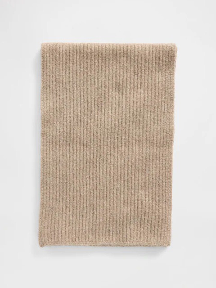 Bufanda Cozy Rib Mujer - Flannel Taupe 