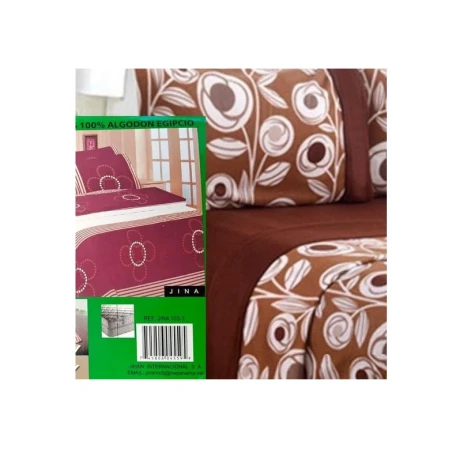 JUEGO DE SABANAS FULL INF. 100% ALGODON 1PLAZA JUEGO DE SABANAS FULL INF. 100% ALGODON 1PLAZA