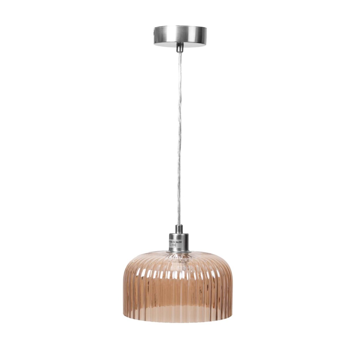 LÁMPARA DE TECHO LP95677 - METAL-Y-VIDRIO NATURAL-BEIGE LP95677 