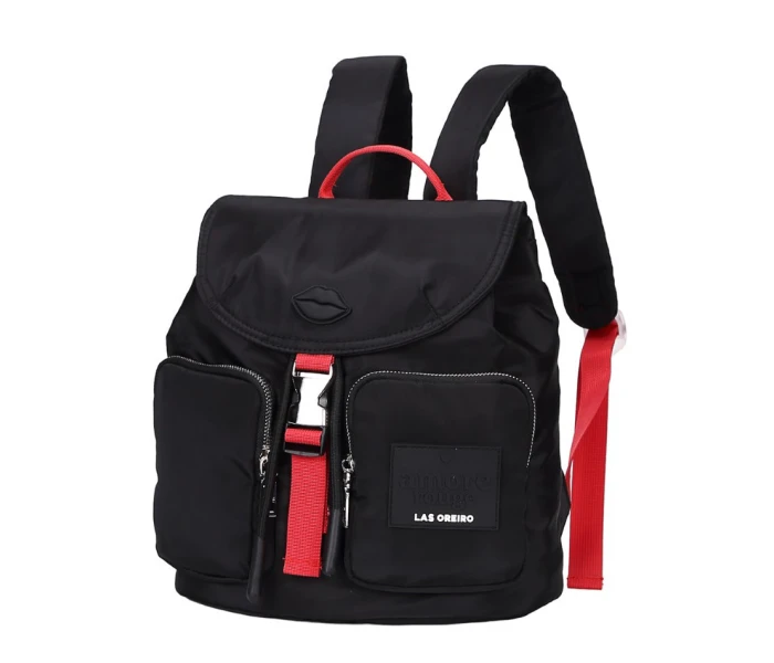 Mochila Amore Rouge Negro/Rojo