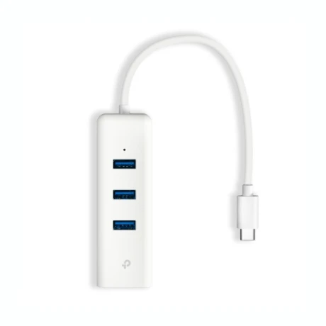 Adaptador TP-LINK UE330C USB 3.0 A Red Giga Y Hub 3 Puertos Adaptador TP-LINK UE330C USB 3.0 A Red Giga Y Hub 3 Puertos
