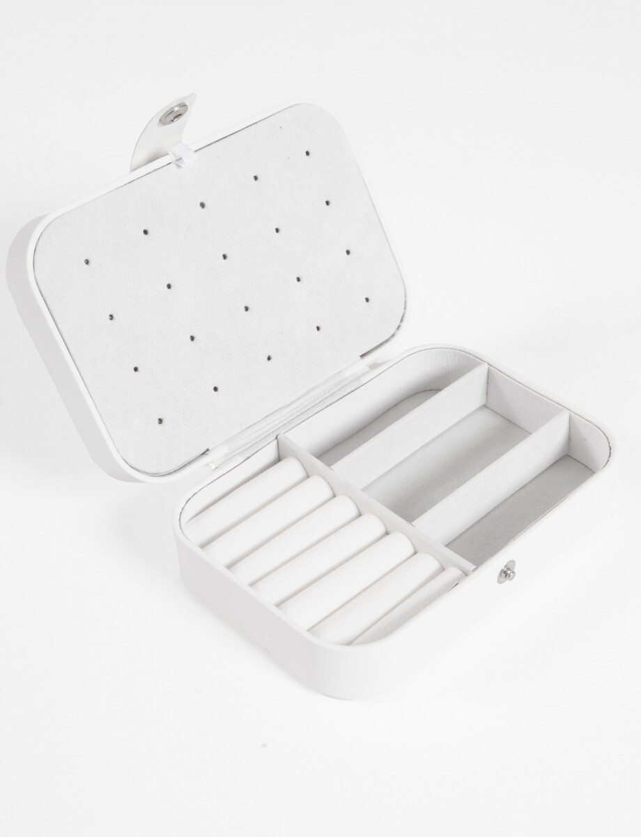 Alhajero organizador rectangular con broche - crudo 