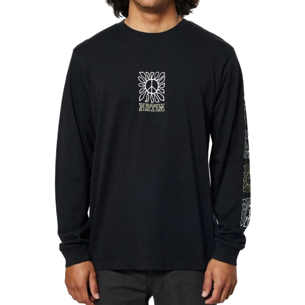 Remera Katin Communal Long Sleeve - Negro 