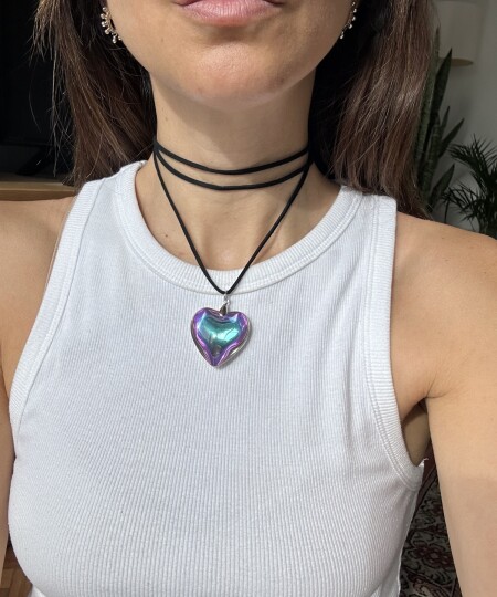 CHOKER TIENTO CORA HOLOGRAFIC