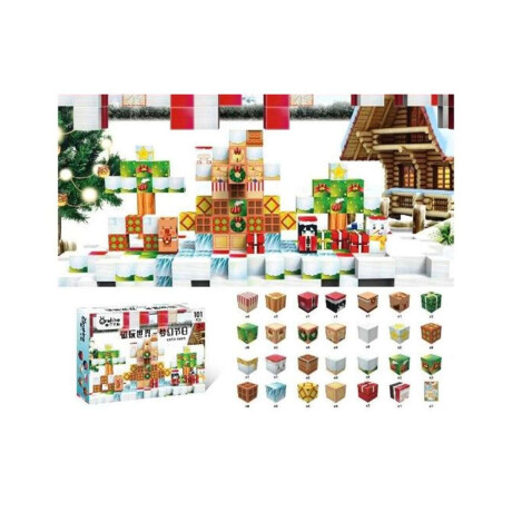 Juego de 101 piezas imantado infantil Rojo