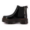 Botas Mujer Darkness Con Cierre Negro