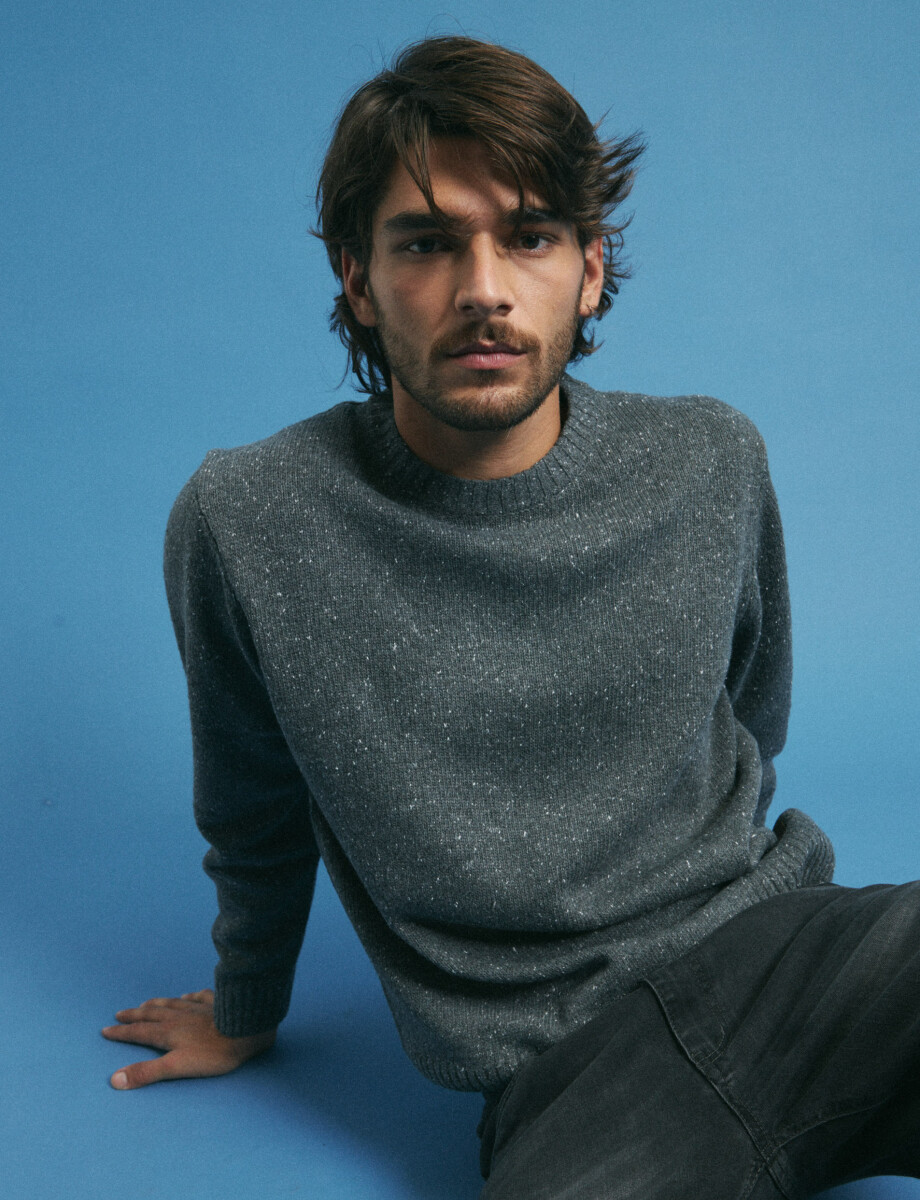 470420 SWEATER HARRY Gris Oscuro