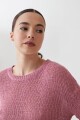 Sweater cinta rosa