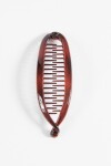 Broche pinza maxi banana carey