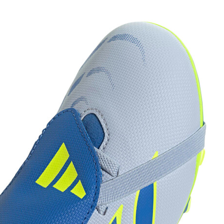 Championes de Niños Adidas Predator Club Ft El Fg/Mg Celeste - Amarillo