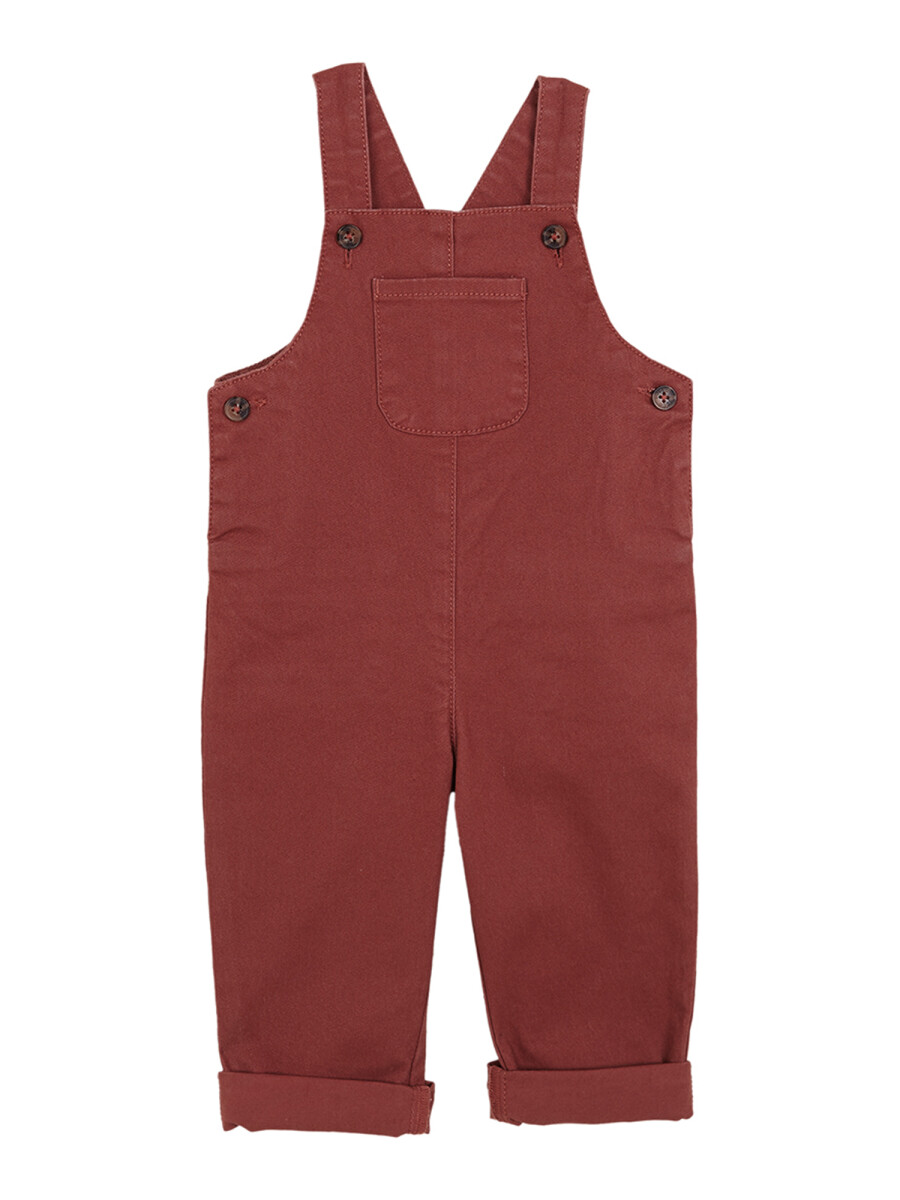 Peto Largo Con Vuelta En Bajo Bermellon Claro