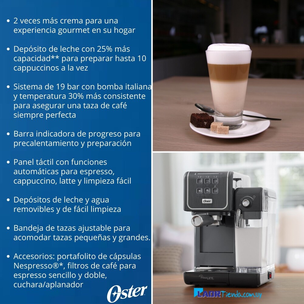 Cafetera Para Espresso y Cappuccino Oster Roja – Bazar Café