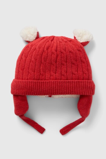 Gorro Sherpa Baby Modern Red