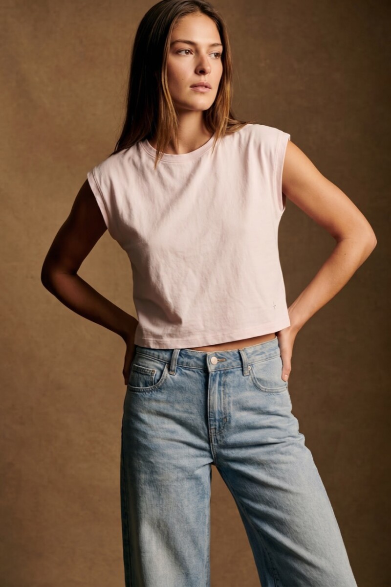 Remera Algodón Rosa