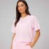 Polo Manga Corta Boxy Mujer Soft Pink