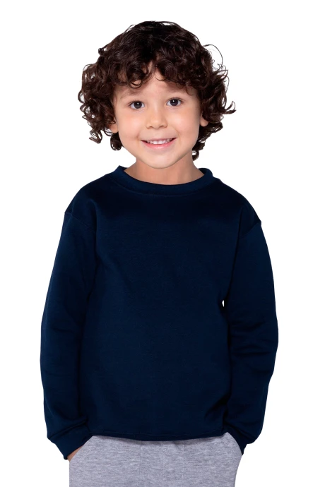 Buzo de felpa a la base niño Azul marino