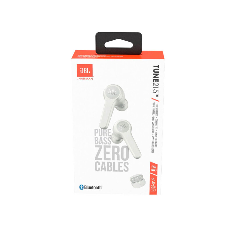 Auriculares inalámbricos JBL Tune 215 TWS color blanco Auriculares Inalámbricos Jbl Tune 215 Tws Color Blanco