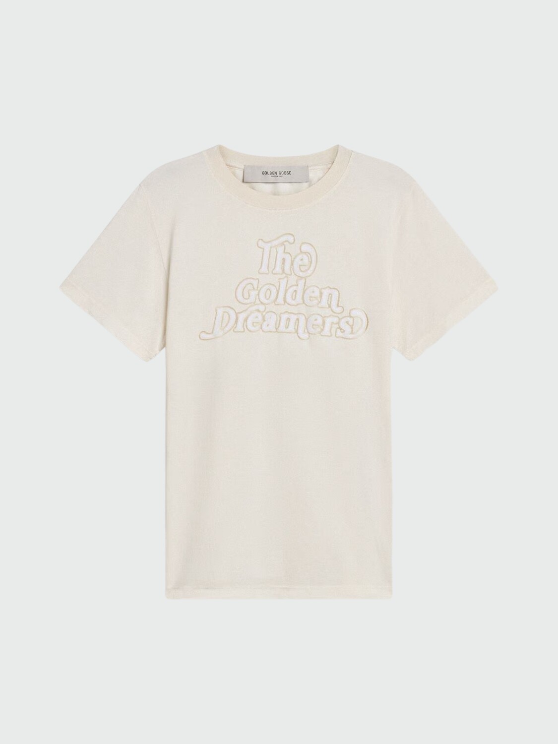 Golden Goose - Remera con estampa al frente Alta Automática