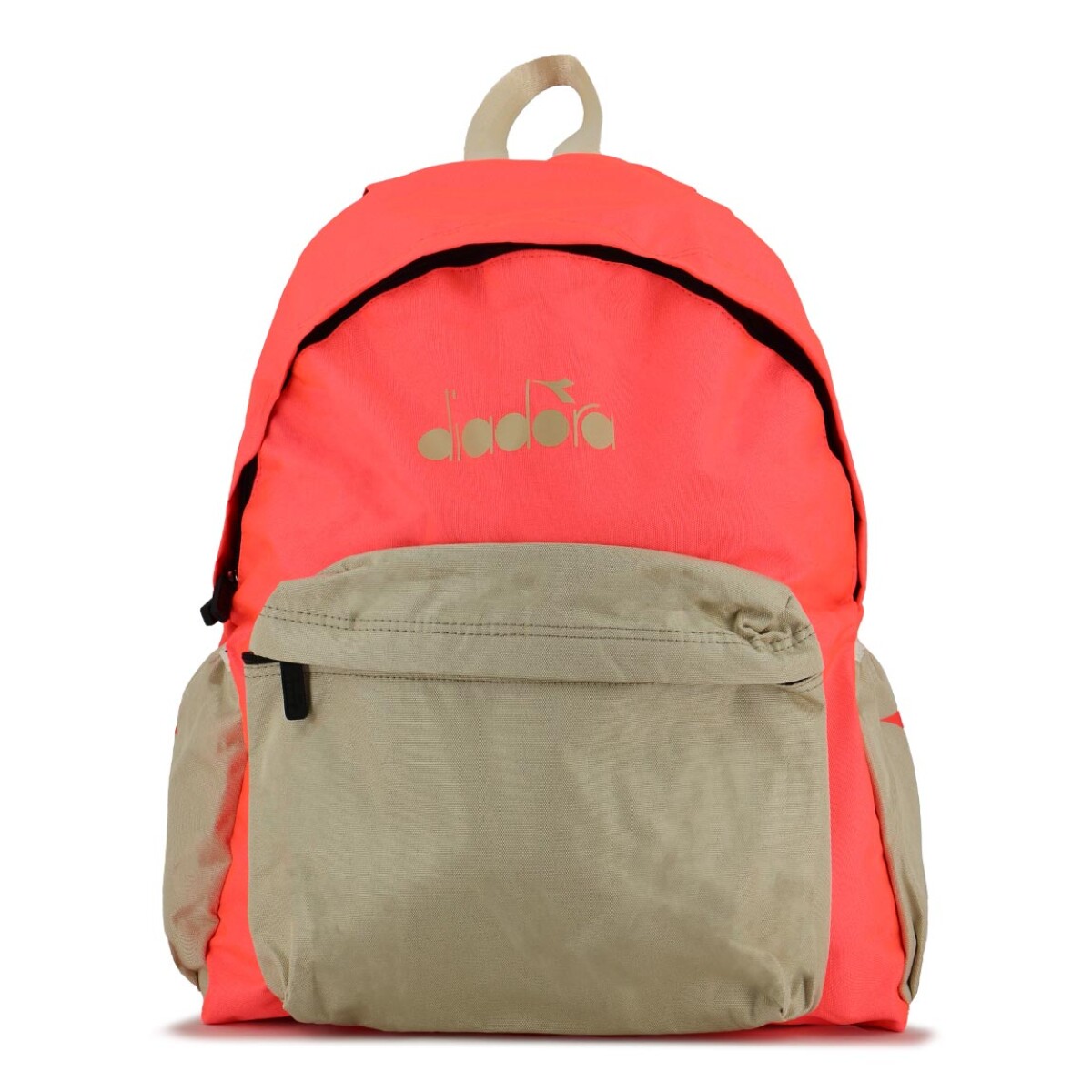 Mochila Diadora High School - Naranja-Beige 