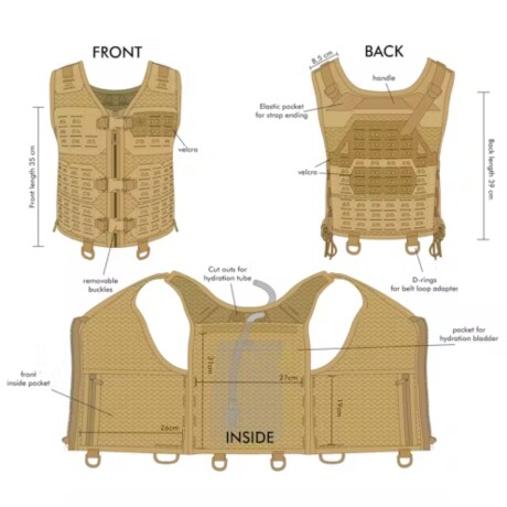 Chaleco táctico 1.0 Novritsch Multicam