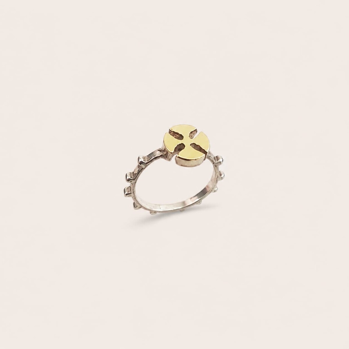 Anillo Rosario Vasco - Plata y Oro 