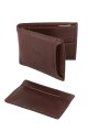 Billetera con tarjetero extraible Marrón