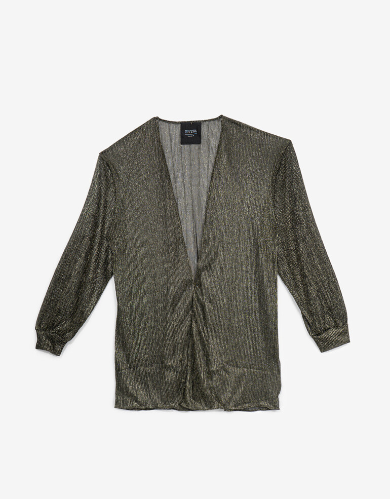 Kimonos Kimono Con Lurex - Plateado Antique Silver