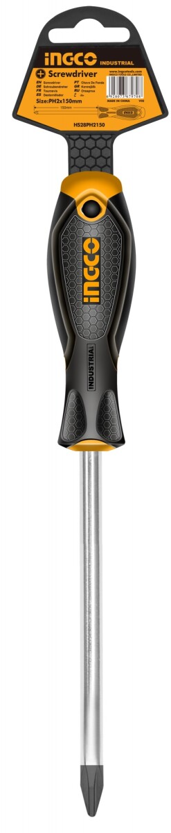 DESTORNILLADOR PHILLIPS PH2 INGCO HS28PH2125 Ø6MM LARGO 125MM 