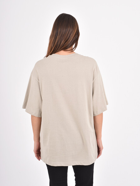 REMERA BOXARA VERDE GRISACEO