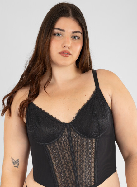 Corset rubi Negro