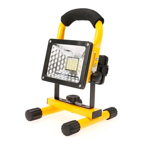 Foco led recargable 30 W AMARILLO