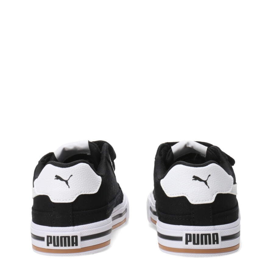 Championes de Niños Puma Court Classic Vulc FS Negro - Blanco