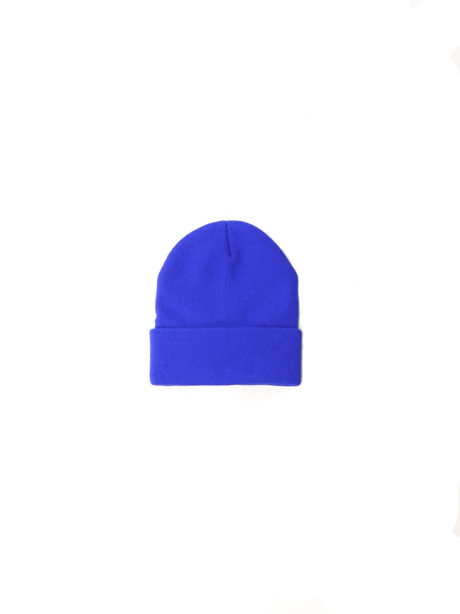 Gorro de lana - Azul royal 