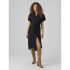 VMBUMPY SS CALF SHIRT DRESS WVN GA BLACK
