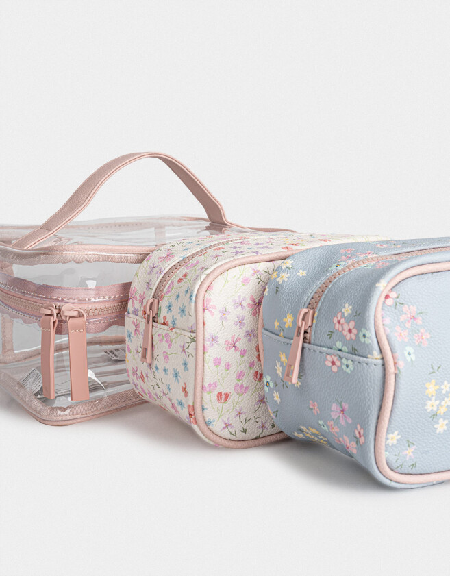 Porta Cosméticos Set De Portacosméticos - Rosa Viejo