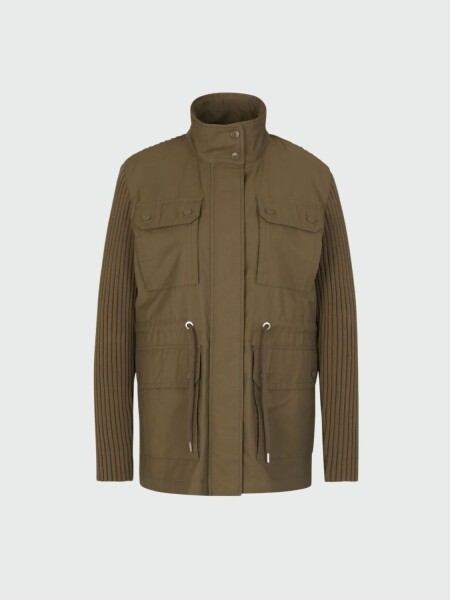 Moncler - Cardigan de algodón con bolsillos Verde