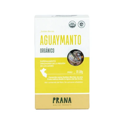 Aguaymanto Orgánico Prana 130g Agua Y Manto Organico 130g