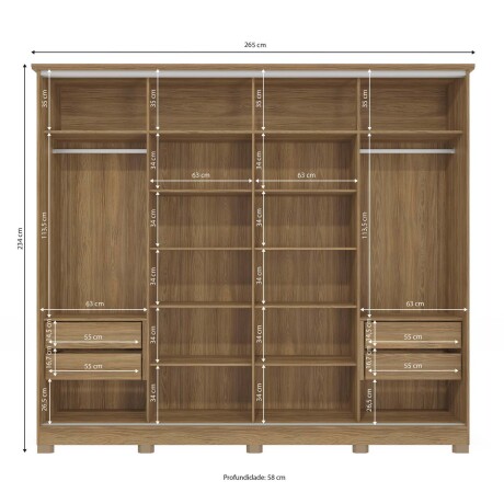 PLACARD 4 PUERTAS MDP VERDE HERITAGE