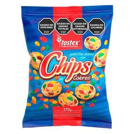 Galleta Tostex Chips 270 grs Chips de Colores