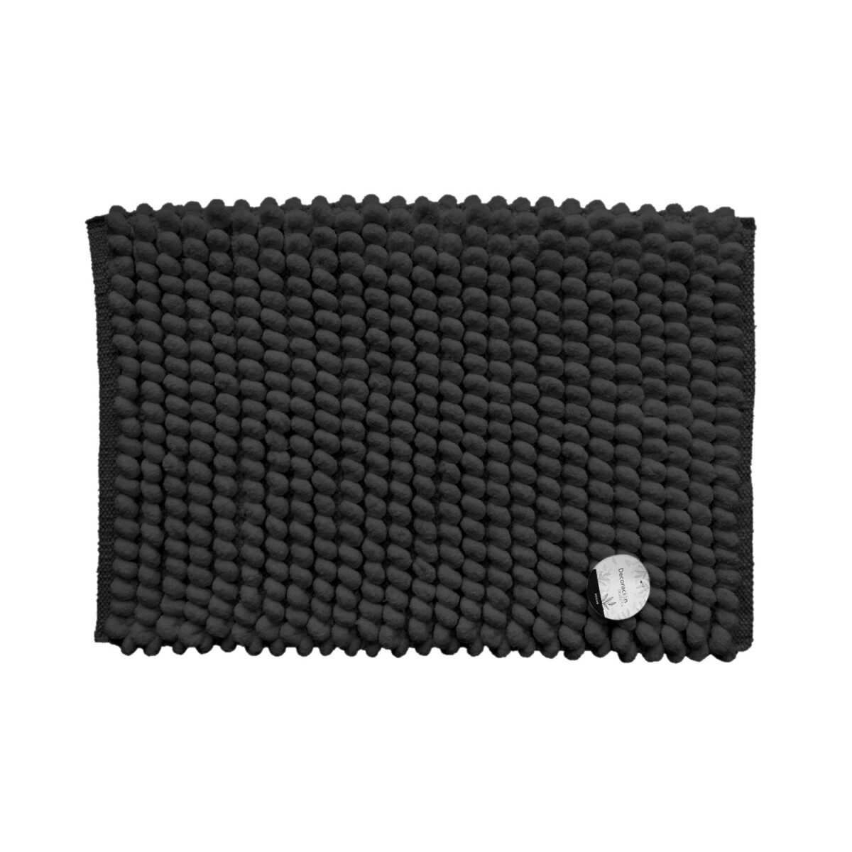 Alfombra Estilo Buclé Decorativa Interior Suave Moderna - Negro 